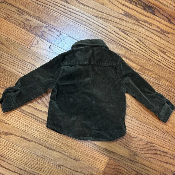 Rylee + Cru Forest Green Corduroy shirt, 18-24 months - Picture 4 of 4